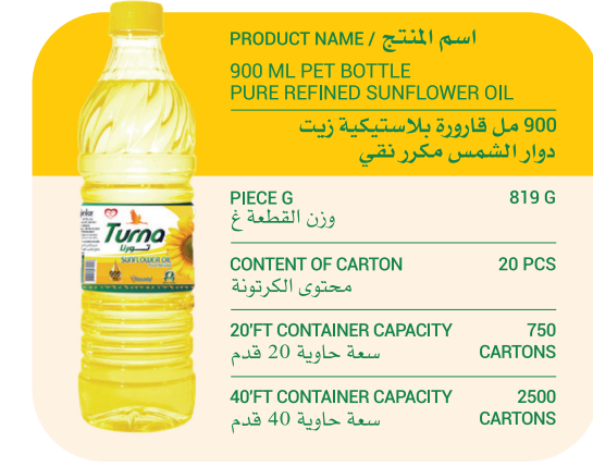 900ml wholesale sunflower oil